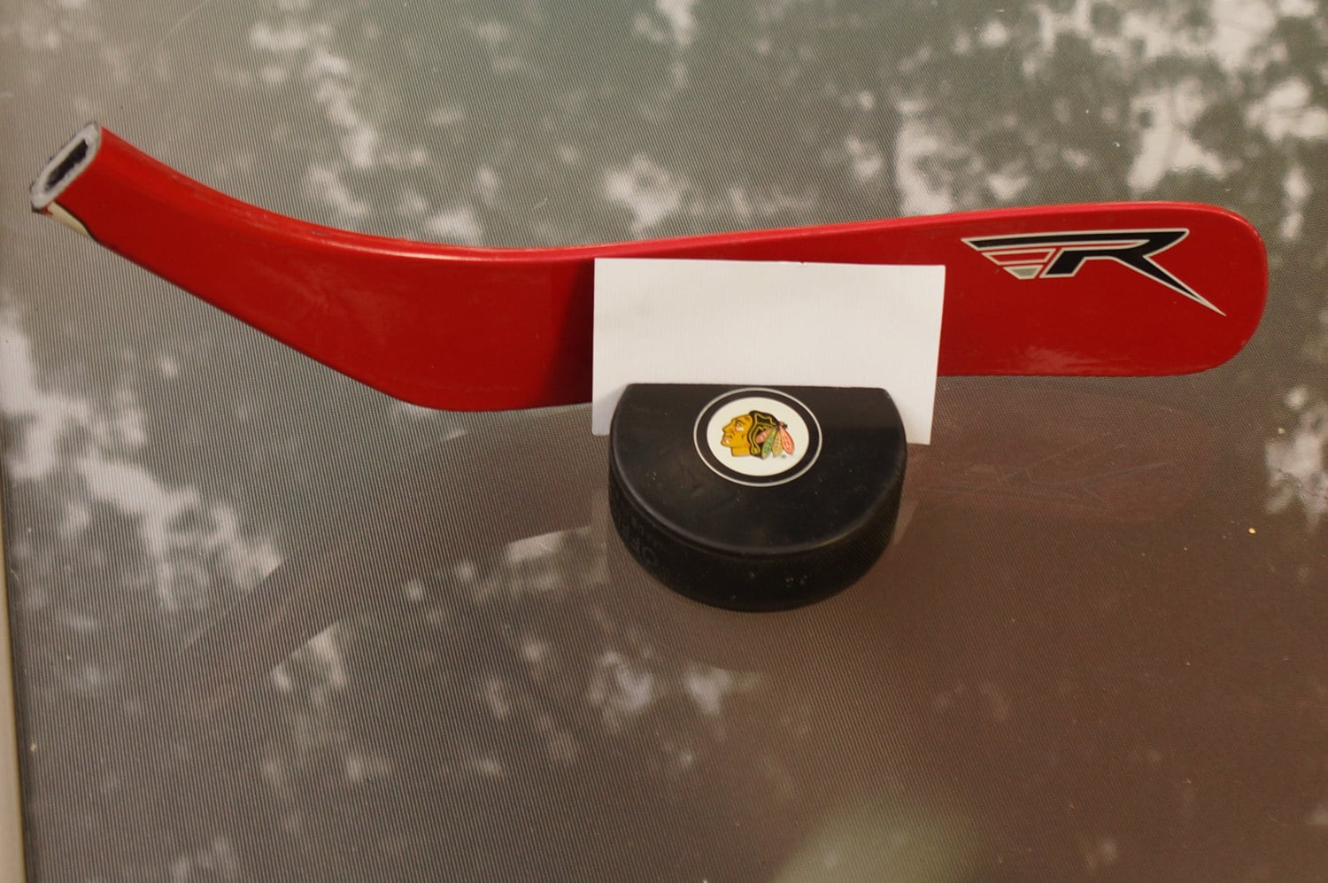 Blackhawks Hockey Card Holder Etsy
