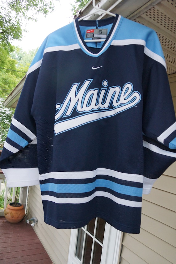 Vintage Nike University of Maine Hockey Jersey Etsy