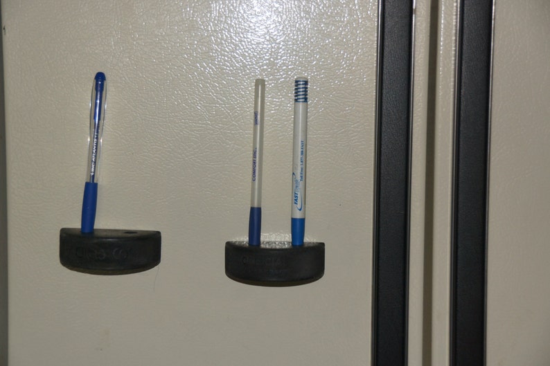 Hockey Puck Pen, Pencil, Toothbrush Holder Etsy