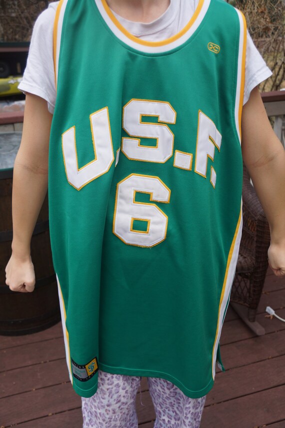 bill russell usf jersey