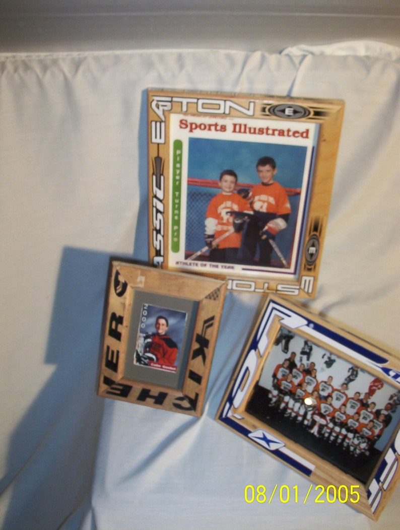 Hockey Stick Picture Frame 4x6