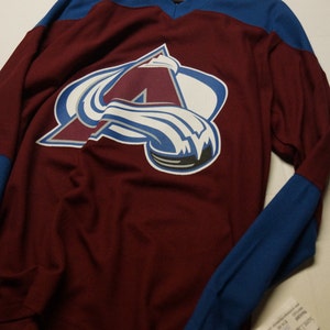 Vintage 10s+ Navy Reebok Colorado Avalanche Sweatshirt - XX-Large
