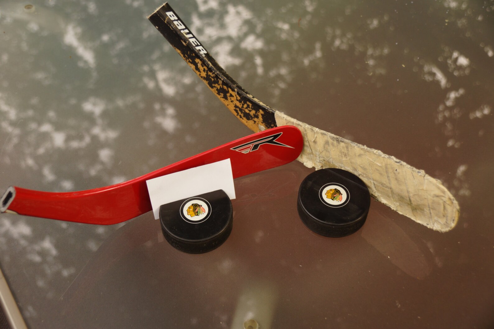 Blackhawks Hockey Card Holder Etsy