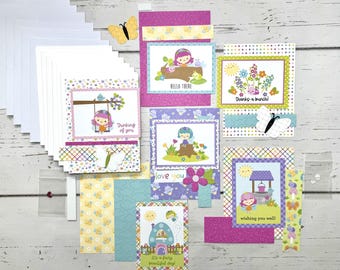 All Occasions Card Making Kit- 6 Card DIY Kit- All Ages Card Kit- Make ...