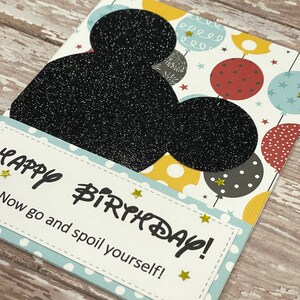 Birthday Gift Card Holder Money Holder Disney Themed Birthday Gift Card Holder image 5