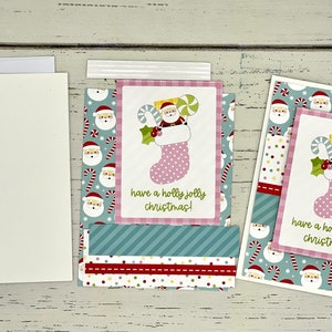 Christmas Card Making Kit- 5 Card Variety Pack DIY Kit- Make Your Own ...