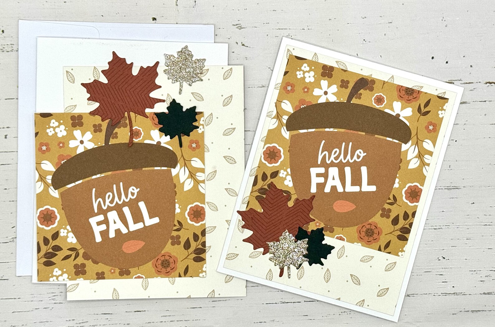 Fall Card Making Kit #2- 7 Card Variety Pack DIY Kit- I Love Fall ...