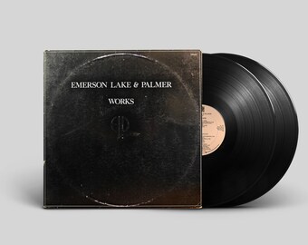 Emerson Lake & Palmer - Works Volume 1 - 1977 Prog Rock Vinyl LP
