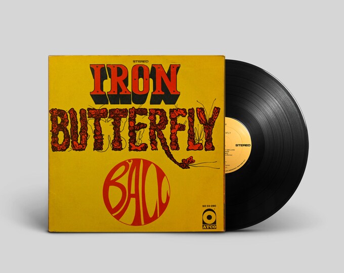 Iron Butterfly "Ball" Gatefold Vinyl Record - 1960s Psychedelic Rock - 1969 album