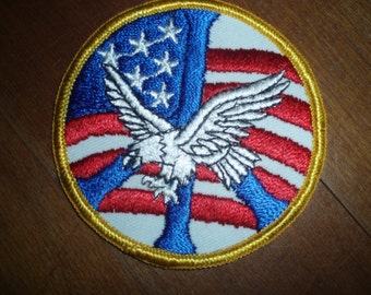 Eagle Peace Flag - Patch - USA - Collectible