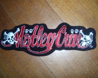 Motley Crue - Parche - Vince Neil - Tommy Lee - Coleccionable