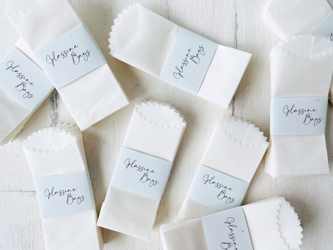Tiny Glassine Bags Set of 20 Itty Bitty Sleeves Etsy