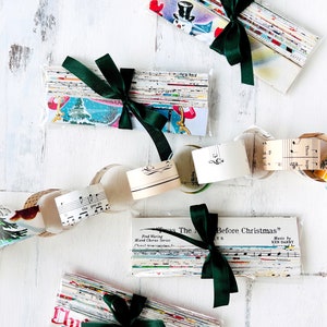 Paper Chain Garland Kit Vintage Christmas Sheet Music Paper - Etsy