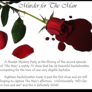 Murder Mystery Party Game Murder for the Man