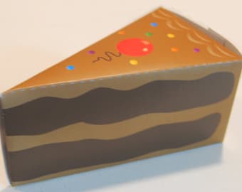 Cake Favor Box Chocolate