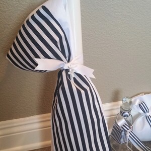 Navy & White Orthodox Baptism Lambatha