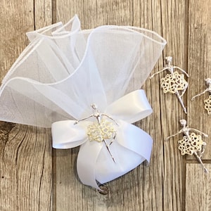 Ballerina pin, bombonieres, baptism favors