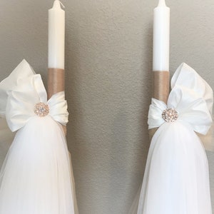 Wedding Lambathes, Orthodox wedding candles