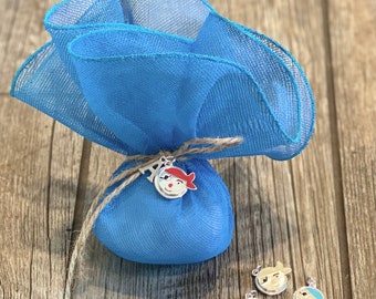 Pirate theme bomboniera, Greek baptism favor