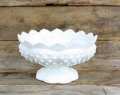 Vintage Fenton Milk Glass Candle Holder
