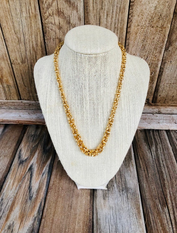 Veronese Byzatine Gold Chain Necklace