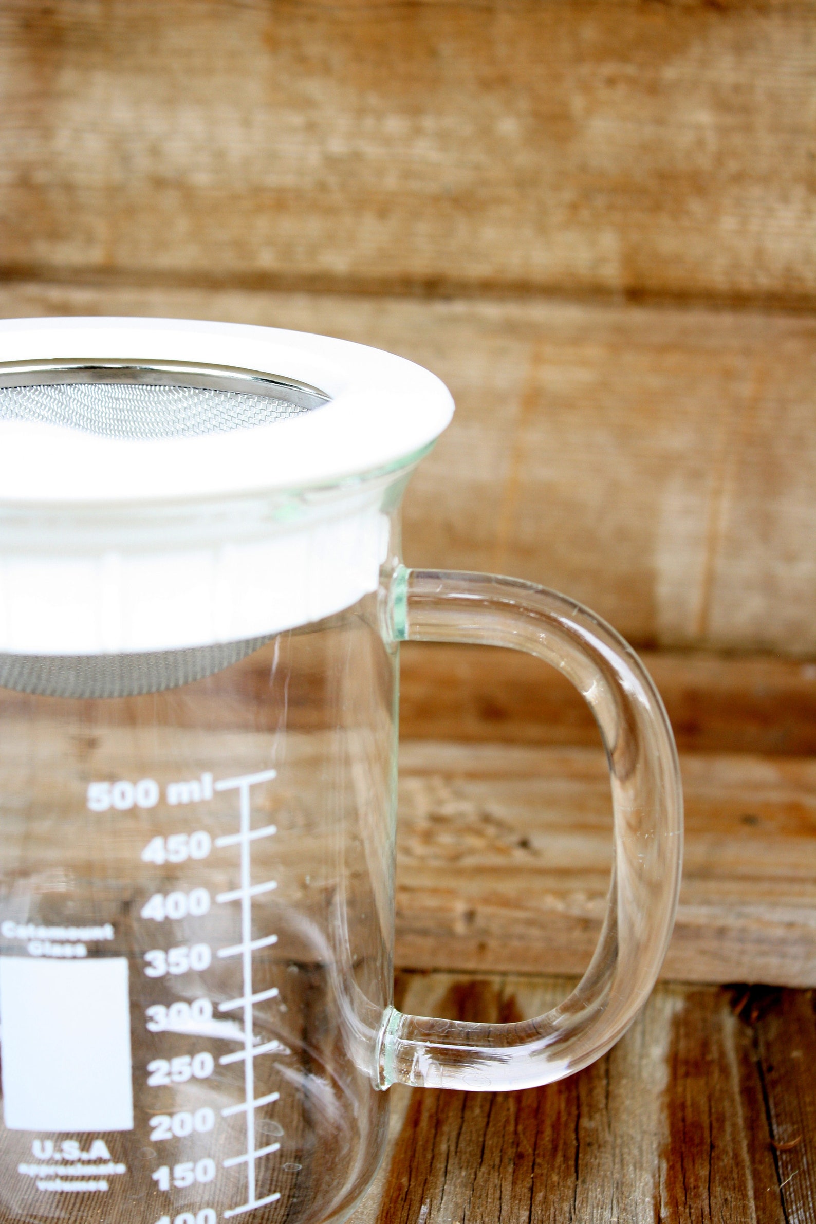 Vintage Catamount Glass Measuring Cup with Strainer/Fat Etsy