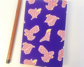 Mini journal Pink Cockatoos