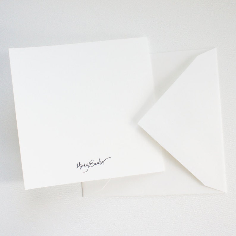 Blank card set of 4, writing set, artist cards image 5