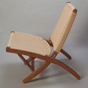 1960's Mid century HANS WEGNER style walnut wood image 3