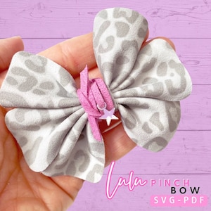 Lulu Pinch Hair Bow Set SVG, Pinch Hair Bow PDF, Pinch Hair Bow Svg pdf, Hair Bow Template, Cricut Bow svg, Diy Cricut Bow Template pattern
