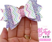 Double Tail Hair Bow SVG, Bow Template, Double Layer Faux Leather Bow SVG, Bow Clay OTT Cricut Hair Bow pdf, vegan leather Hair Bow svg,