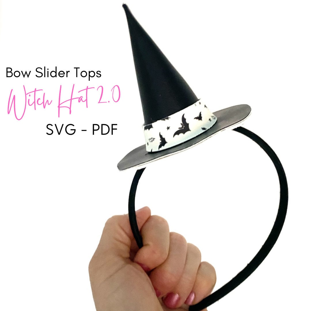 Witches Hat SVG Witch Hat Headband Topper Witch Hat Hair Etsy
