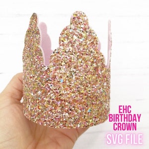 Birthday Princess Queen Crown SVG File