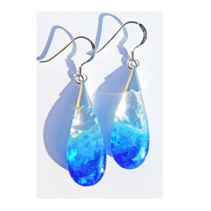 Summer sea glass earrings