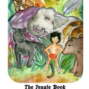 The Jungle Book: A Mini Learning Guide, Learn about nouns, verbs and adjectives