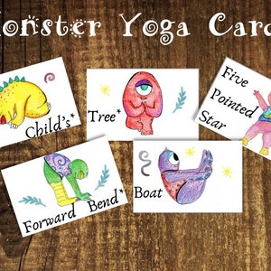 Cartas Monster Yoga - Conjunto 1