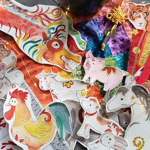 The Great Race- Chinese New Year Zodiac Story and Puppet Set