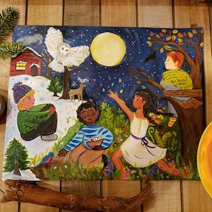 Luna llena, a través de las estaciones: fechas y obras de arte