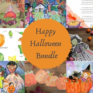Happy Halloween Bundle- Pumpkins, Switch Witch, Nature Table Art, Circletime
