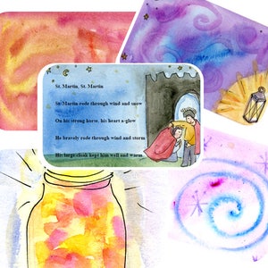 Martinmas Verse and Song Cards- Print at Home