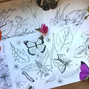 Springtime Coloring Pages