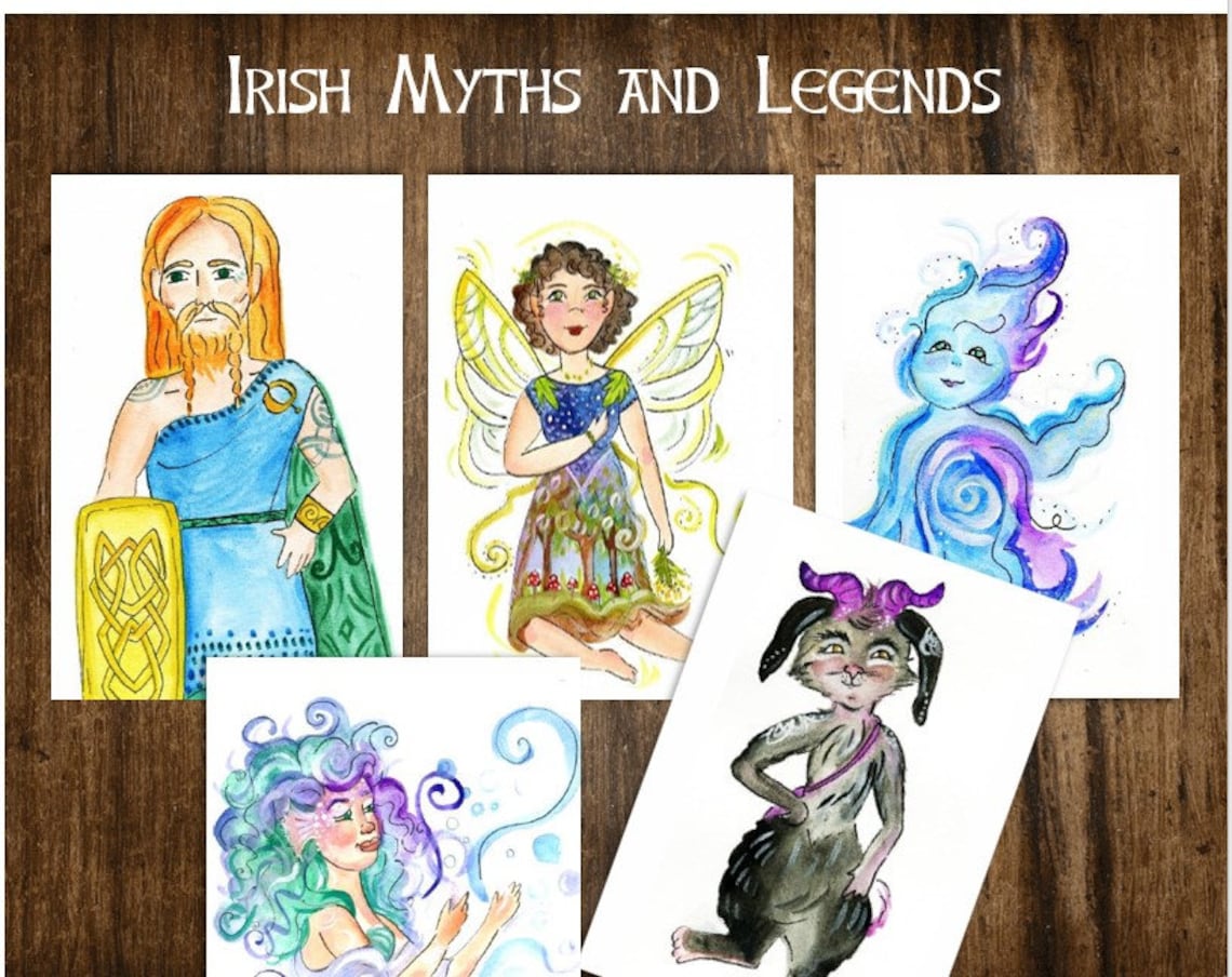 Irish Myths and Legends Bundle Etsy