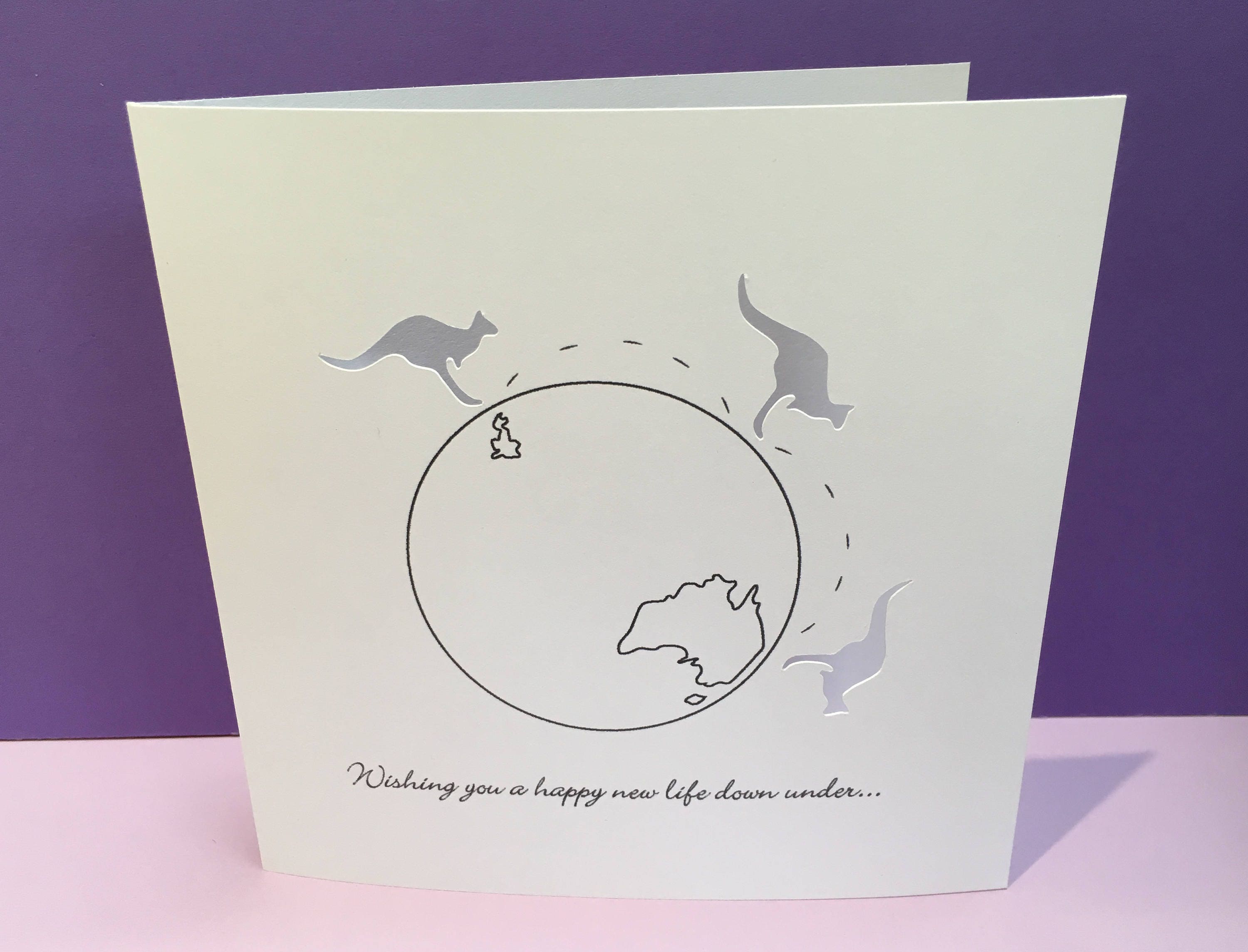 Moving to Australia Card Etsy UK