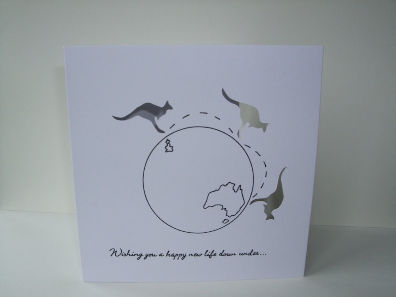 Moving to Australia Card Etsy