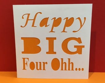 40th Birthday Card - Funny - Fortieth Birthday Card for a Man, woman - Handmade Greeting Card - Husband - Boyfriend - Son - Dad - 50th, 60th