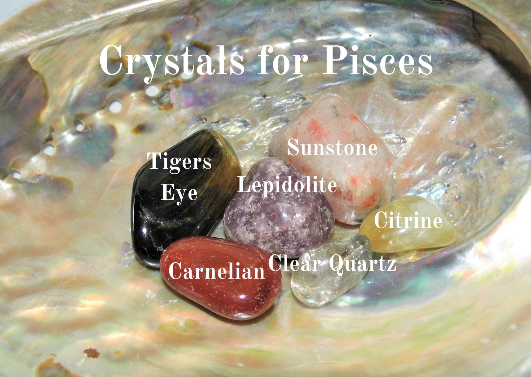 Pisces Zodiac Crystals Pisces Gemstones Pisces Energy Etsy