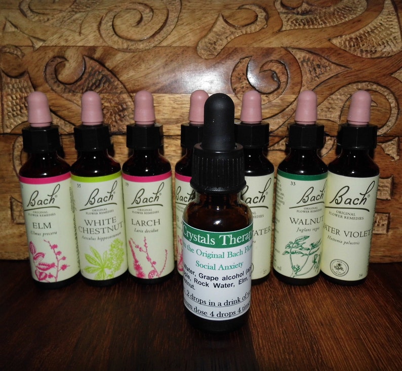 Bach Flower Remedies for Social Anxiety Bach Original Flower - Etsy