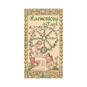 Harmonisches Tarot-Deck mit 78 Karten in Standardgröße, mehrsprachiges Leitfadenheft
