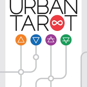 The Urban Tarot Hard Box Set baraja de 78 cartas y folleto de 84 páginas de Robin Scott