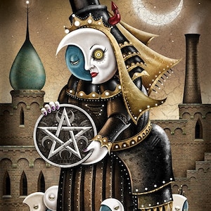 Deviant Moon Borderless Edition Tarot 78 Karten Deck 48 Seiten Anleitungsbroschüre
